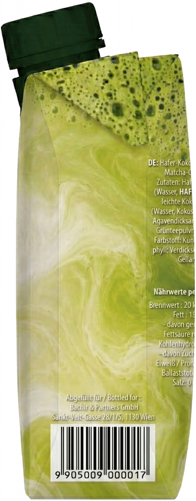ROYA carton, side view